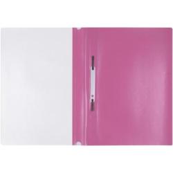 PAKIET Skoroszyt OFFICE PRODUCTS, PP, A4, miękki, 100/170mikr., różowy