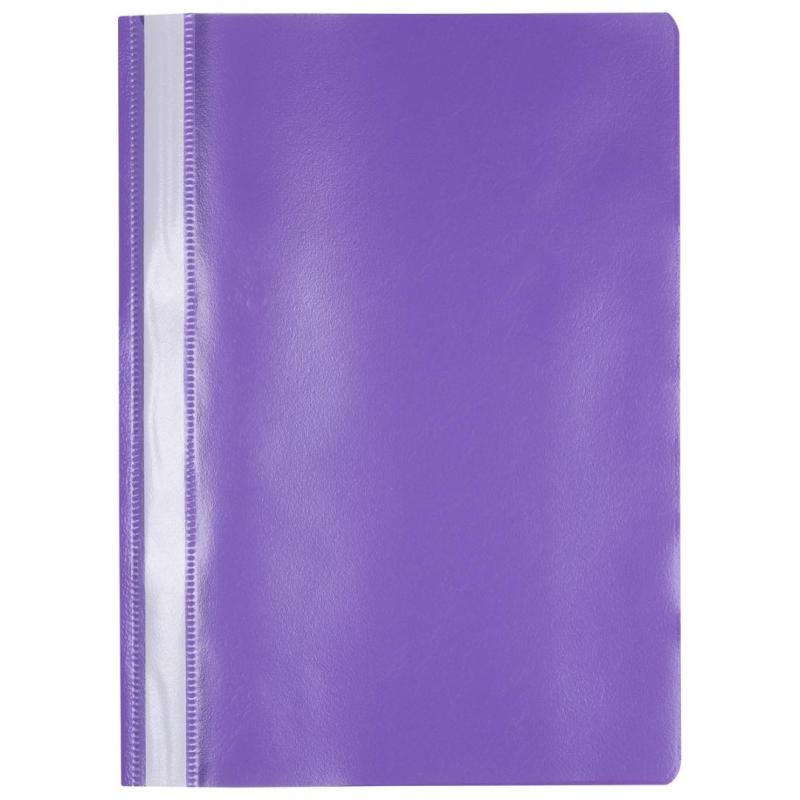 PAKIET Skoroszyt OFFICE PRODUCTS, PP, A4, miękki, 100/170mikr., fioletowy