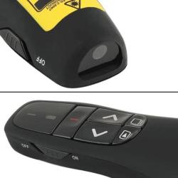 Prezenter ze wskaźnikiem laserowym Q-CONNECT, 5‑przyciskowy, czarny