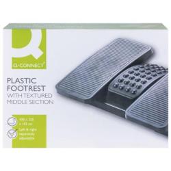 Podnóżek Q-CONNECT, 430x320mm, z oddzielnymi platformami na nogi, czarny