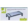 Podstawka pod monitor Q-CONNECT, 55,5x26,5cm, z regulacją wysokości, czarna
