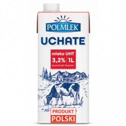 Mleko UHT POLMLEK 3,2%, 1l, 12 szt.
