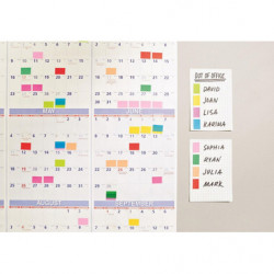 Zakładki indeksujące Post-it (680-P5), zestaw promocyjny, 25,4x43,2mm, 3x50+ 2x50 GRATIS, mix kolorów
