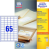 Etykiety uniwersalne A4 38 x 21,2 mm białe 100 arkuszy recyklingowane Avery Zweckform LR3666