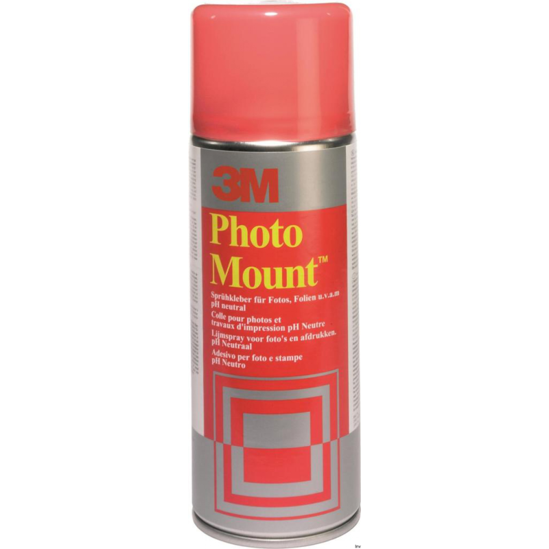 Klej w sprayu Scotch 3M Photomount do papieru fotograficznego, 400ml, transparentny