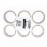 PAKIET Taśma pakowa OFFICE PRODUCTS, 48mm x 50y, 36mic, EAN na 1szt., biała