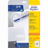 Etykiety uniwersalne Avery Zweckform 64,6 x 33,8 mm, białe, A4, 600 sztuk, 30 arkuszy