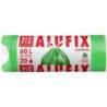 Worki na śmieci ALUFIX, z taśmą, HDPE, 60l, 20 szt., zielone