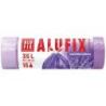 Worki na śmieci ALUFIX, lawendowe, HDPE, 35l, 15 szt., fioletowe