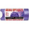 Worki na śmieci ALUFIX Aluflexy, zapach, LDPE, 35l, 15 szt., fioletowe