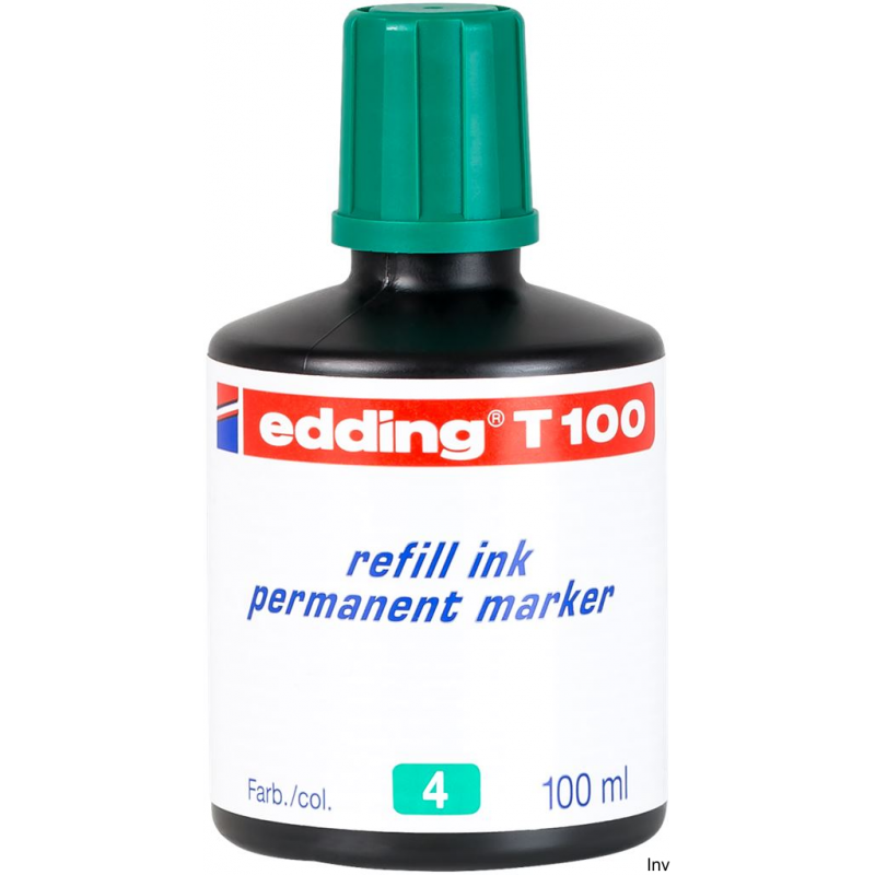Tusz do markerów permanentnych Edding 100 ml zielony T100/004/Z