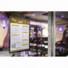 Ramka plakatowa DURAFRAME SUN A3 czarna Durable do prezentacji informacji na powierzchniach szklanych