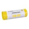 Worki na śmieci DONAU HOME, do segregacji, plastik (LDPE), 120l, 10 szt., żółte