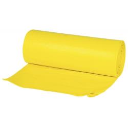Worki na śmieci DONAU HOME, do segregacji, plastik (LDPE), 120l, 10 szt., żółte