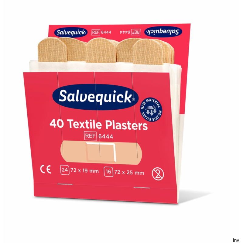 Plastry tekstylne CEDERROTH Salvequick 20 sztuk