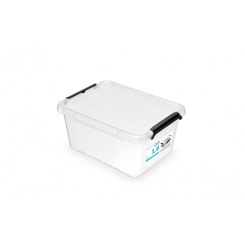 Pojemnik do przechowywania MOXOM Simple Box, 1,6l (195 x 150 x 85mm), transparentny