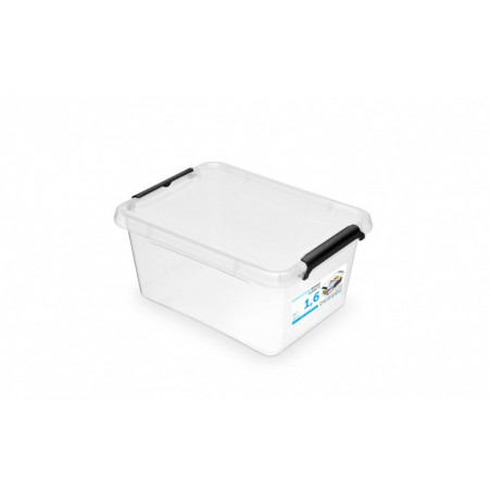 Pojemnik do przechowywania MOXOM Simple Box, 1,6l (195 x 150 x 85mm), transparentny