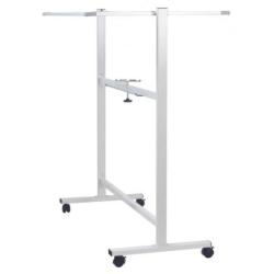 Tablica mobilna suchoś. -magn. OFFICE PRODUCTS, dwustronna, lakierowana, rama aluminiowa, 110x75cm, biała