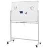 Tablica mobilna suchoś. -magn. OFFICE PRODUCTS, dwustronna, lakierowana, rama aluminiowa, 110x75cm, biała