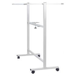 Tablica mobilna suchoś. -magn. OFFICE PRODUCTS, dwustronna, lakierowana, rama aluminiowa, 120x60cm, biała