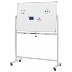 Tablica mobilna suchoś. -magn. OFFICE PRODUCTS, dwustronna, lakierowana, rama aluminiowa, 120x60cm, biała
