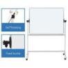 Tablica mobilna suchoś. -magn. OFFICE PRODUCTS, dwustronna, lakierowana, rama aluminiowa, regulacja kąta nachylenia, 170x100cm,