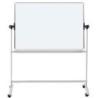 Tablica mobilna suchoś. -magn. OFFICE PRODUCTS, dwustronna, lakierowana, rama aluminiowa, regulacja kąta nachylenia, 180x120cm,