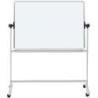 Tablica mobilna suchoś. -magn. OFFICE PRODUCTS, dwustronna, lakierowana, rama aluminiowa, regulacja kąta nachylenia, 200x100cm,