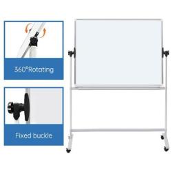 Tablica mobilna suchoś. -magn. OFFICE PRODUCTS, dwustronna, lakierowana, rama aluminiowa, regulacja kąta nachylenia, 200x100cm,