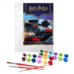 Malowanie po numerach IDEYKA, 40x50cm, metallic, Harry Potter: Expres do Hogwartu, 1 szt.