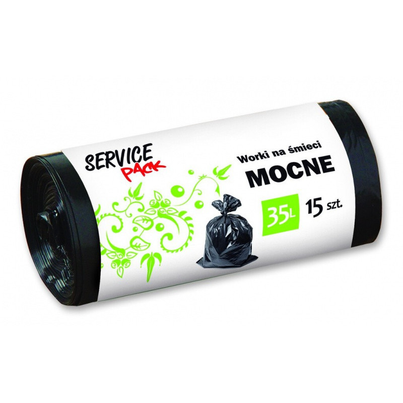 Worki na śmieci STELLA LDPE mocne, 60L 10 szt.