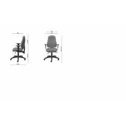 Fotel biurowy OFFICE PRODUCTS Thassos, czarny