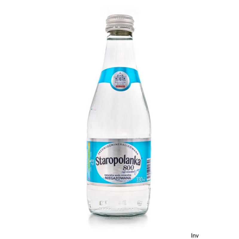 Woda mineralna Staropolanka 330ml niegazowana szkło zgrzewka 12 sztuk