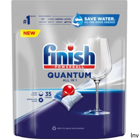 FINISH Kapsułki do zmywarki Quantum All-in-1 35 Fresh