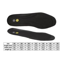Anatomiczna wkładka do obuwia VM FOOTWEAR, ESD, rozm. 44, czarna