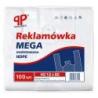 Reklamówka SARANTIS, HDPE, mega, 40/12/80 cm, 14 mikr., 100 szt., biała
