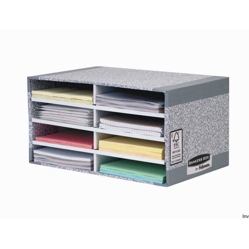 Sorter biurkowy Fellowes 08750EU z 8 przegródkami do segregacji korespondencji