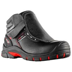 Trzewiki ochronne VM FOOTWEAR Bolton 5080-S3L, rozm. 42, czarno-czerwone