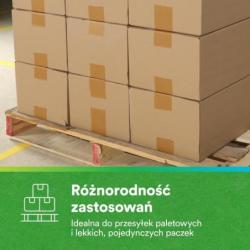 Papierowa taśma pakowa o wysokich parametrach SCOTCH 570, 48 mm x 50 m, brązowa