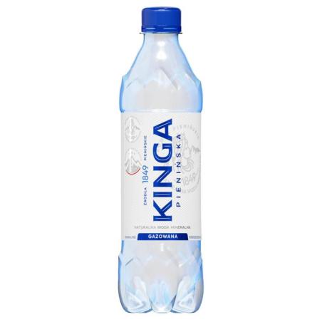 PAKIET Woda mineralna KINGA PIENIŃSKA, gazowana, 0,5l, kaucja
