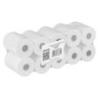 Rolki termiczne OFFICE PRODUCTS, 57mm x 25m, gr. 48 +/- 6, 10 szt., białe