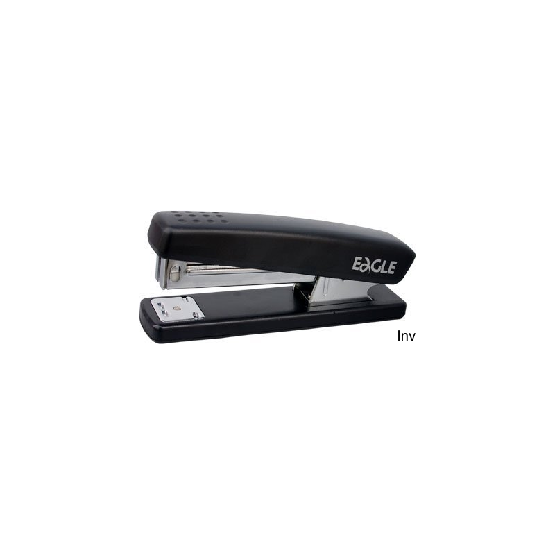 Zszywacz Eagle 4001BD czarny, metalowy, do 20 kartek, zszywki 24/6, 26/6