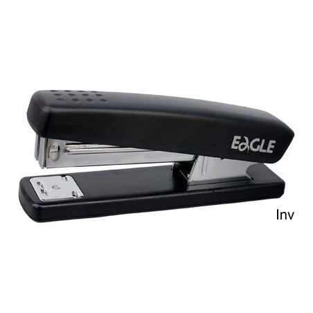 Zszywacz Eagle 4001BD czarny, metalowy, do 20 kartek, zszywki 24/6, 26/6