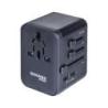 Adapter podróżny DONAU TRAVEL 521, czarny