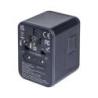 Adapter podróżny DONAU TRAVEL 521, czarny