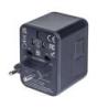 Adapter podróżny DONAU TRAVEL 521, czarny