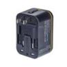 Adapter podróżny DONAU TRAVEL 205, czarny