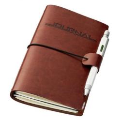 Notatnik TROIKA Travel Journal, brązowy