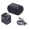 Adapter podróżny TROIKA World Travel, czarny
