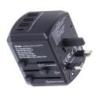 Adapter podróżny TROIKA World Travel, czarny